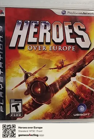Heroes over Europe PlayStation 3, NTSC box front