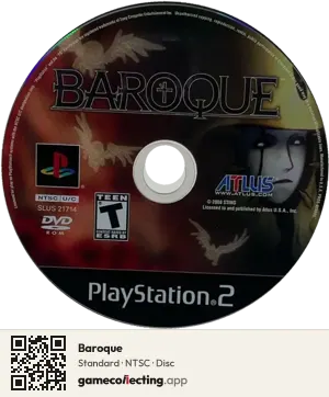 Baroque PlayStation 2, NTSC disc