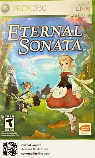 Eternal Sonata Xbox 360, NTSC box front
