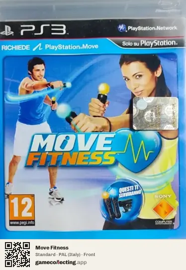 Move Fitness PlayStation 3, Italy box front