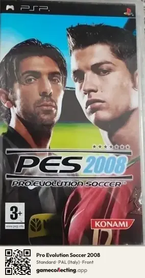 Pro Evolution Soccer 2008 PlayStation Portable, Italy box front