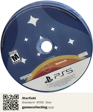 Starfield PlayStation 5, NTSC disc