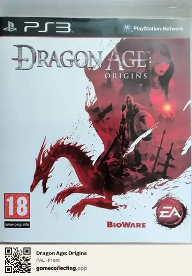 Dragon Age: Origins PlayStation 3, PAL box front