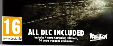 Sniper Elite V2 Remastered, the PEGI square on its front