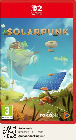 Solarpunk Nintendo Switch 2, PAL box front