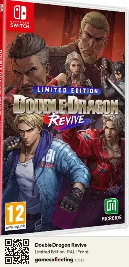 Double Dragon Revive Nintendo Switch, PAL box front