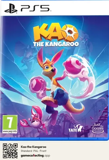 Kao the Kangaroo PlayStation 5, PAL box front