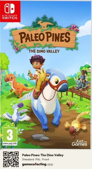 Paleo Pines: The Dino Valley Nintendo Switch, PAL box front