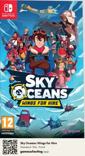Sky Oceans: Wings for Hire Nintendo Switch, PAL box front