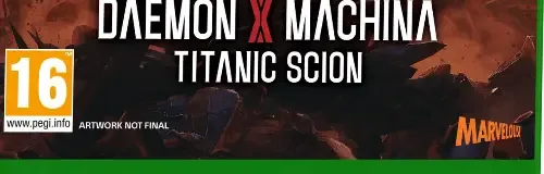 Daemon X Machina: Titanic Scion, the PEGI square on its front