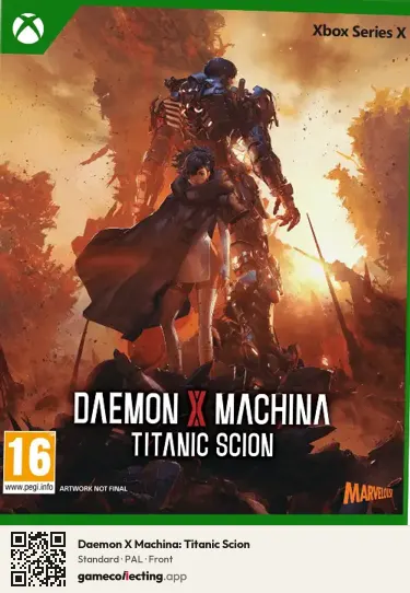 Daemon X Machina: Titanic Scion Xbox Series X, PAL box front
