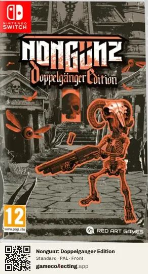 Nongunz: Doppelganger Edition Nintendo Switch, PAL box front