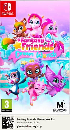 Fantasy Friends: Dream Worlds Nintendo Switch, PAL box front