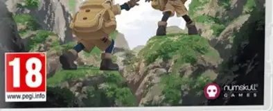 Made in Abyss: Binary Star Falling into Darkness, the PEGI square on its front
