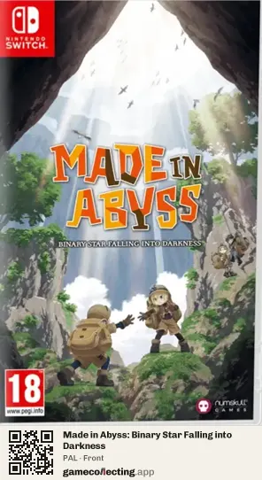 Made in Abyss: Binary Star Falling into Darkness Nintendo Switch, PAL box front