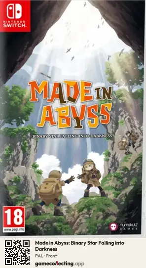 Made in Abyss: Binary Star Falling into Darkness Nintendo Switch, PAL box front