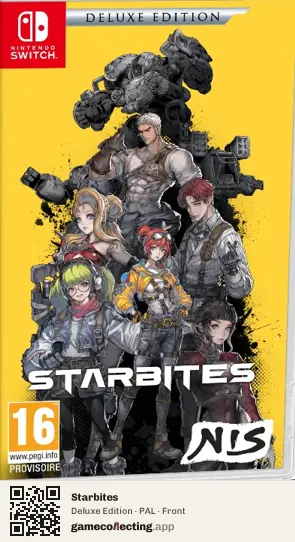 Starbites Nintendo Switch, PAL box front