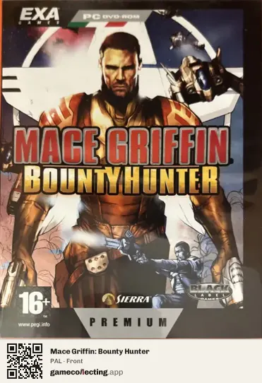 Mace Griffin: Bounty Hunter Computer, PAL box front