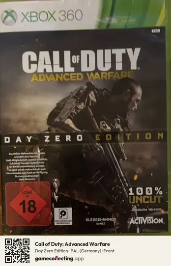 Call of Duty: Advanced Warfare Xbox 360, Germany box front
