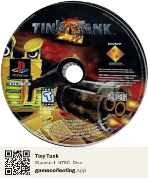 Tiny Tank PlayStation, NTSC disc