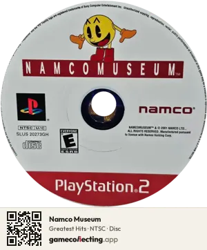 Namco Museum PlayStation 2, NTSC disc
