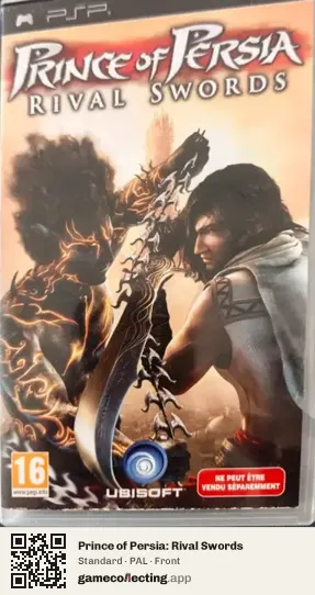 Prince of Persia: Rival Swords PlayStation Portable, PAL box front