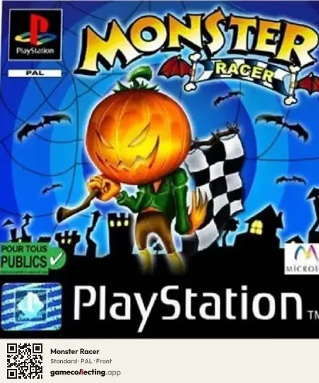 Monster Racer PlayStation, PAL box front