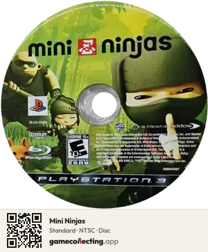 Mini Ninjas PlayStation 3, NTSC disc