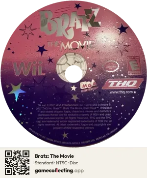 Bratz: The Movie Nintendo Wii, NTSC disc