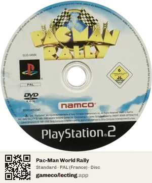 Pac-Man World Rally PlayStation 2, PAL disc