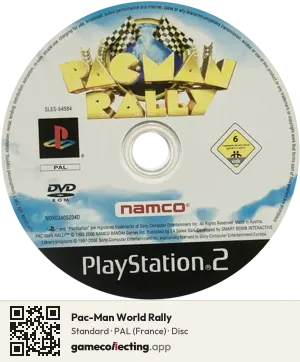Pac-Man World Rally PlayStation 2, PAL disc