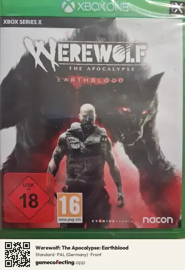 Werewolf: The Apocalypse: Earthblood Xbox One, Germany box front