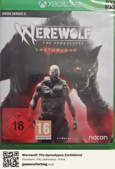 Werewolf: The Apocalypse: Earthblood Xbox One, Germany box front
