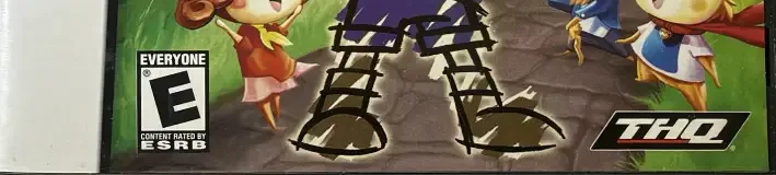 Drawn to Life, the ESRB box on its front