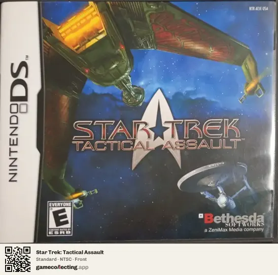 Star Trek: Tactical Assault Nintendo DS, NTSC box front
