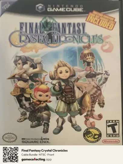 Final Fantasy Crystal Chronicles Nintendo GameCube, NTSC box front