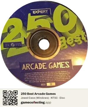 250 Best Arcade Games Computer, NTSC disc