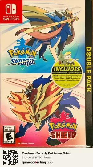 Pokémon Sword / Pokémon Shield Nintendo Switch, NTSC box front
