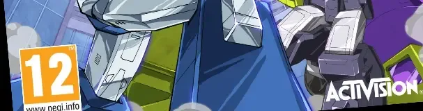Transformers: Devastation, the PEGI square on its front