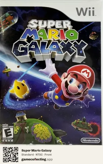 Super Mario Galaxy Nintendo Wii, NTSC box front