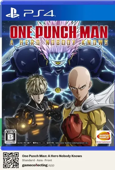 One Punch Man: A Hero Nobody Knows PlayStation 4, Asia box front