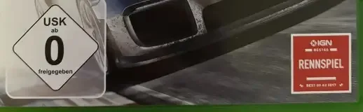 Forza Motorsport 7, the USK square on its front
