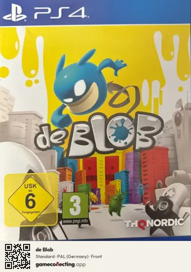 de Blob PlayStation 4, Germany box front