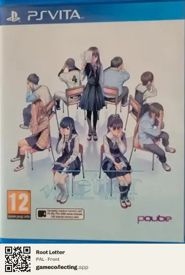 Root Letter PlayStation Vita, PAL box front