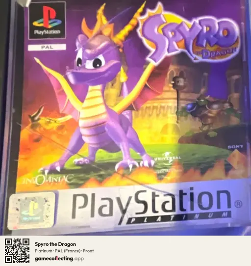 Spyro the Dragon PlayStation, France box front
