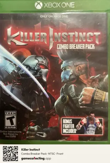 Killer Instinct Xbox One, NTSC box front