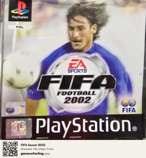 FIFA Soccer 2002 PlayStation, Italy box front