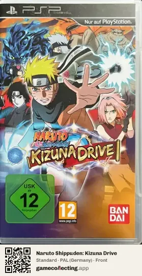 Naruto Shippuden: Kizuna Drive PlayStation Portable, Germany box front