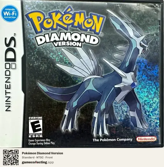 Pokémon Diamond Version Nintendo DS, NTSC box front