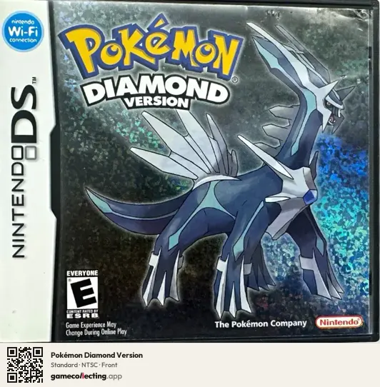 Pokémon Diamond Version Nintendo DS, NTSC box front